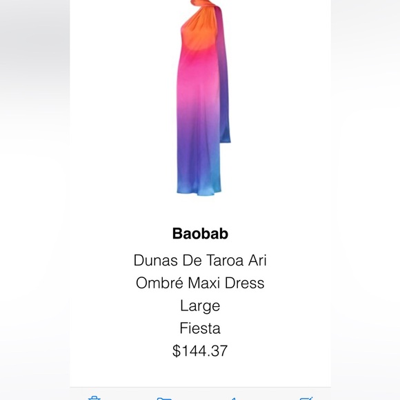 Baobab Dunas De Taroa Ari Ombré Maxi Dress - Picture 3 of 4